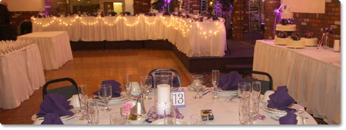 Banquet Facility Wedding D�cor